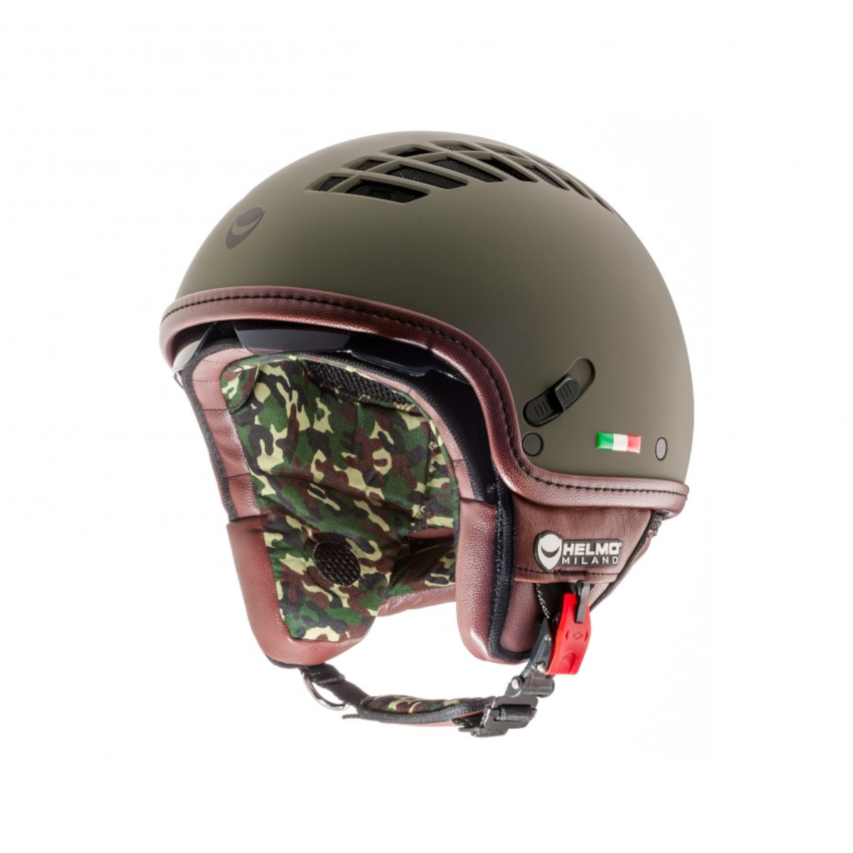 Helmo Milano Demi Jet, ViaColVento, verde, mate