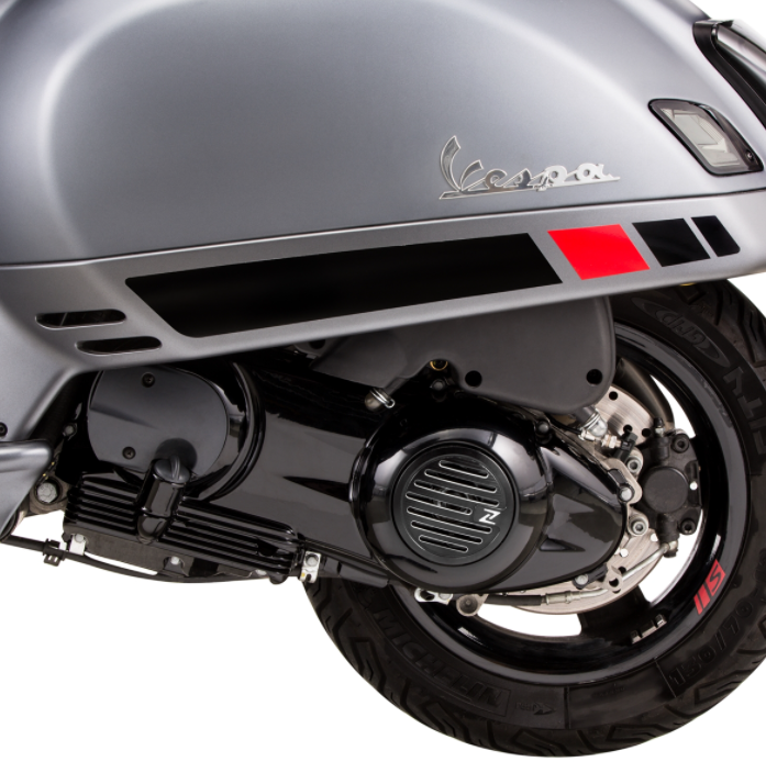 Carter de aceite para Vespa GTS/GTS Super/GTV/GT 60 250-300cc 4T LC, negro brillante