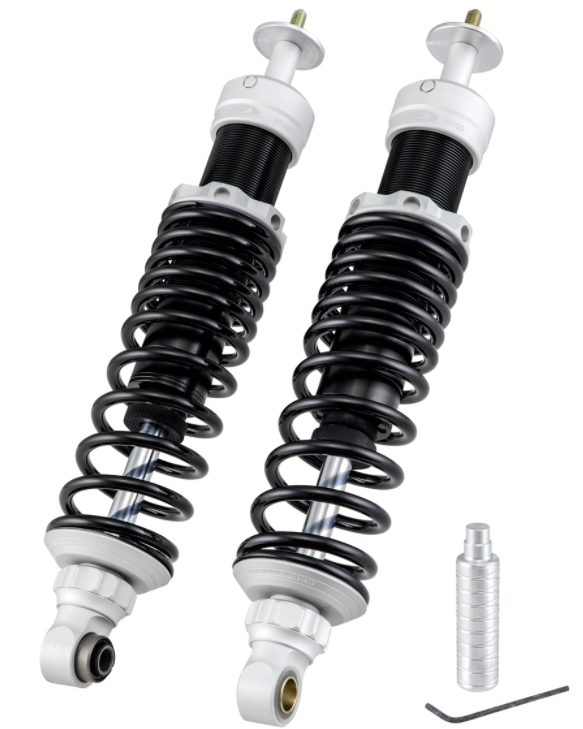 Amortiguador trasero para Vespa GTS/GTS Super/GTV/GT 60/GT/GT L 125-300ccm, plata mate