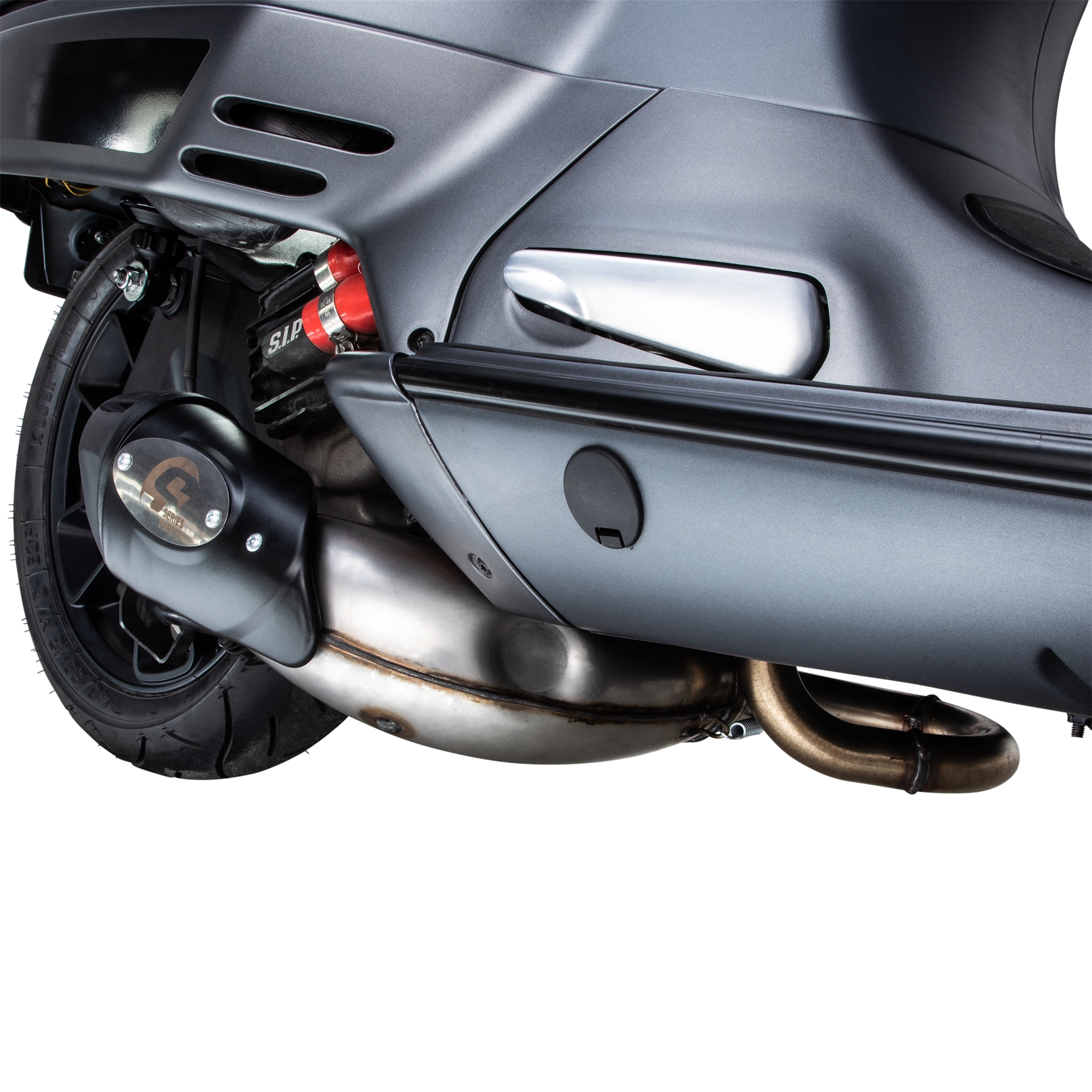 Escape Racing para Vespa GTS/GTS Super/GTV/GT 60 125-300cc es decir, 4T, LC, acero inoxidable