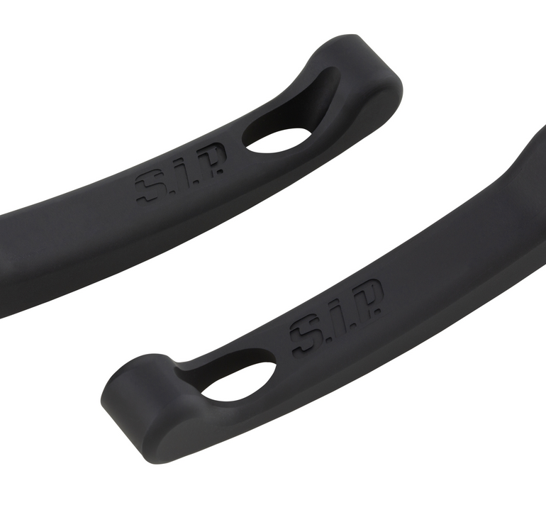 Juego de manetas de freno deportivas Shorty para Vespa LX /LXV /S /Primavera /Sprint 50-150ccm, negro mate