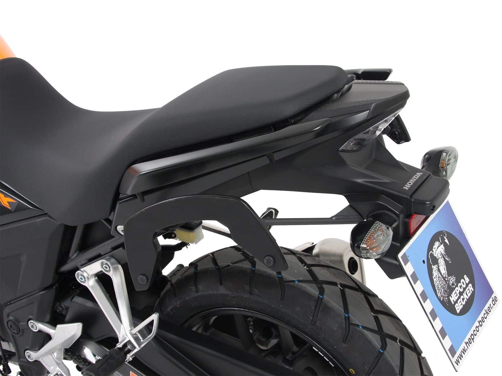 Portabolsas C-Bow antracita para Honda CB 500 X (19-23) Hepco & Becker