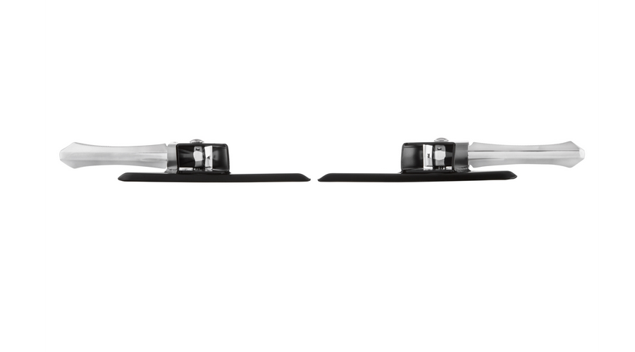 Estriberas derecha e izquierda para Vespa LX /LXV /S 50-150cc, negro/cromo
