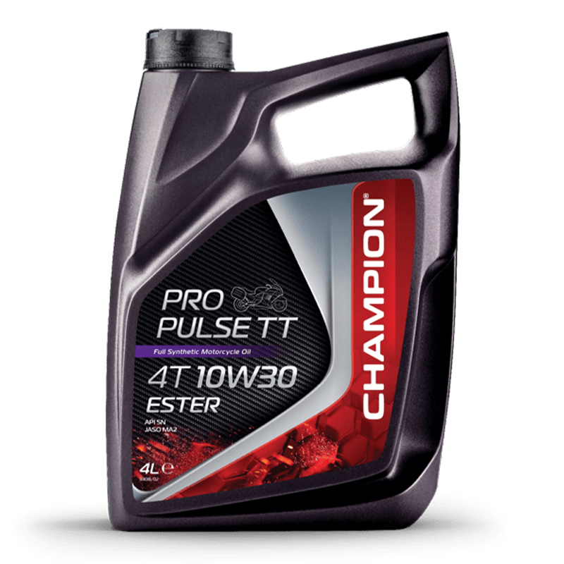 CHAMPION® Aceite de motor Pro Pulse TT 4T 10W-30 Ester - 4 litros