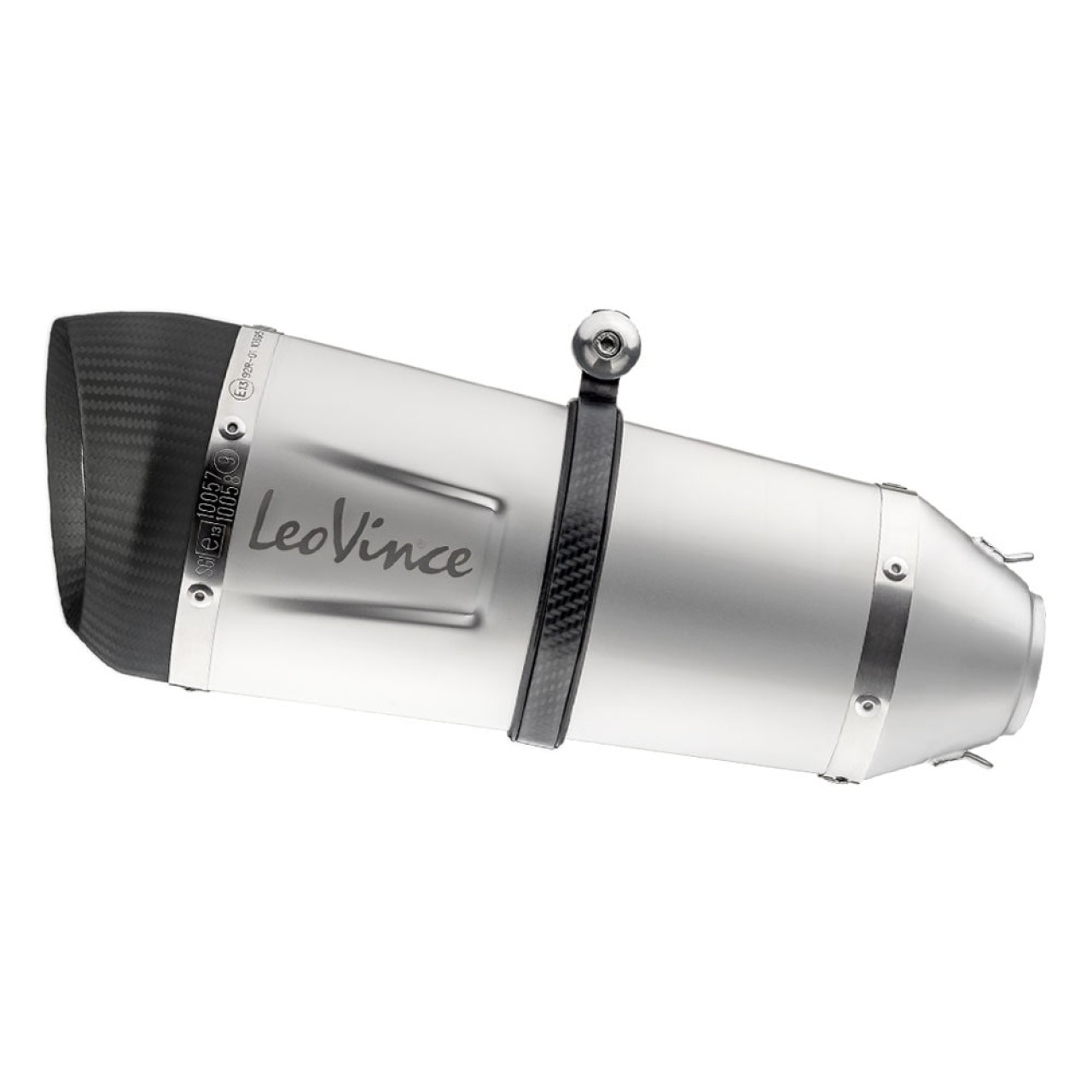 Escape LeoVince Factory S para BMW R 1200 R /RS, acero inoxidable plata, slip on, Euro4, E-certificate