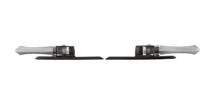 Estriberas derecha e izquierda para Vespa LX /LXV /S 50-150cc, negro/plata