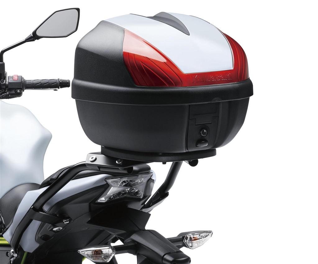 Topcase (30L) Incl. placa de soporte para Kawasaki Ninja 650 / Z 650/S / Versys-X 300 Original