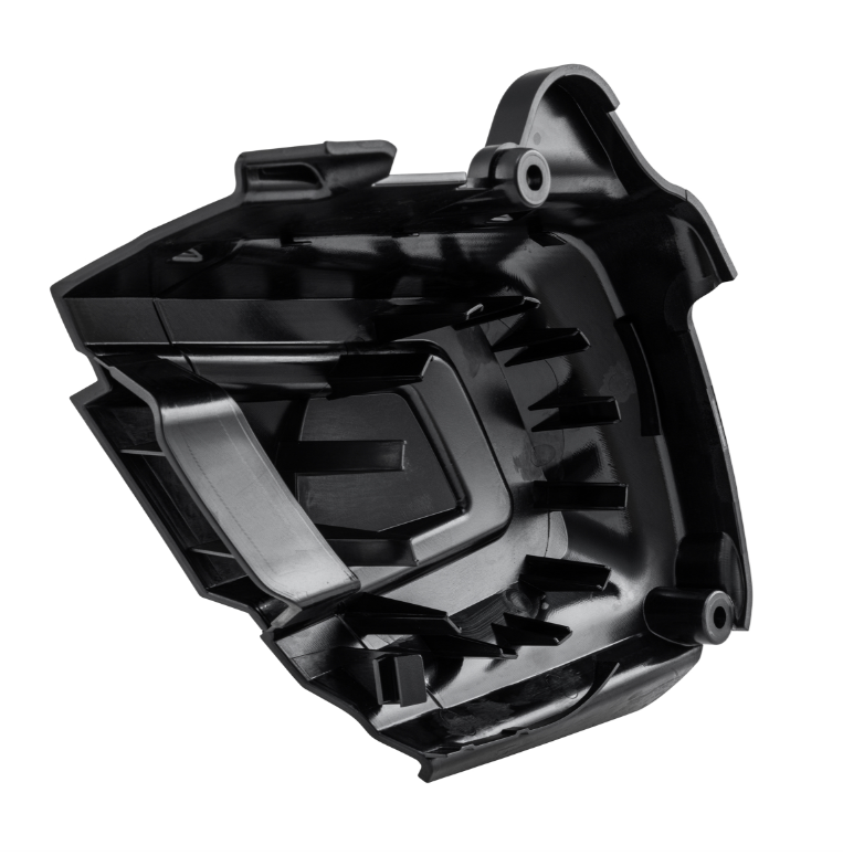 Tapa de toma de aire vario ZELIONI para Vespa GTS/GTS Super/GTV HPE 300cc, negro mate