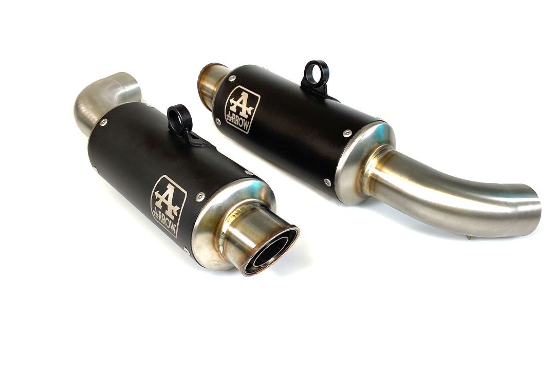 Escape ARROW DARK GP2 para Ducati Hypermotard 950 (19-)