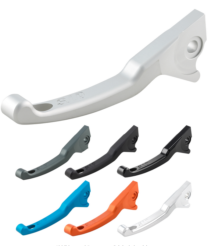 Juego de palancas de freno Sport Shorty para Vespa LX /LXV /S /Primavera /Sprint 50-150ccm, cromadas