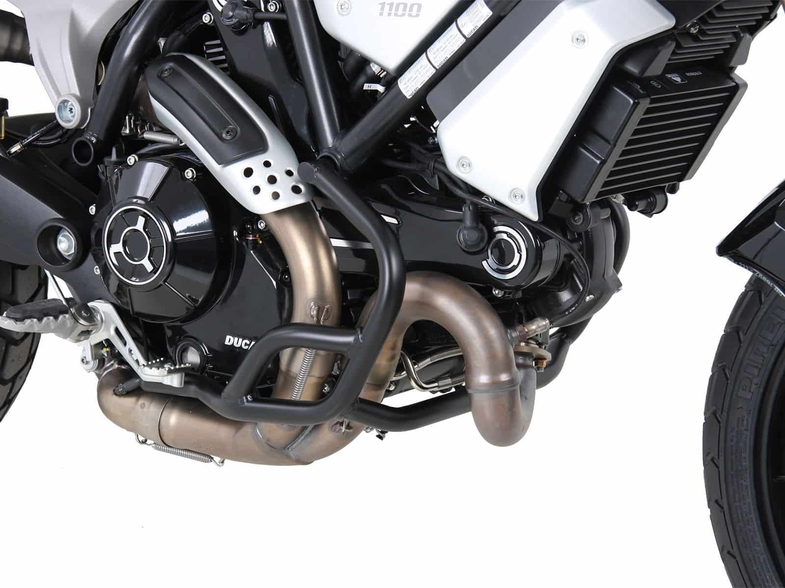 Guardamotor negro para Ducati Scrambler 1100 /Special /Sport (18-20) Hepco & Becker