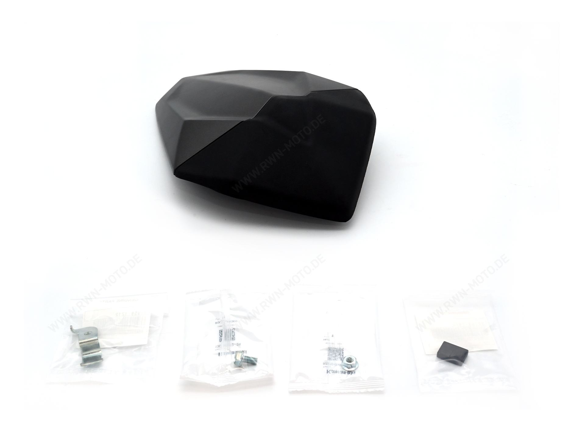 Funda asiento pasajero Gris grafeno mate metalizado (68P) para Kawasaki Ninja 500 SE / Z 500