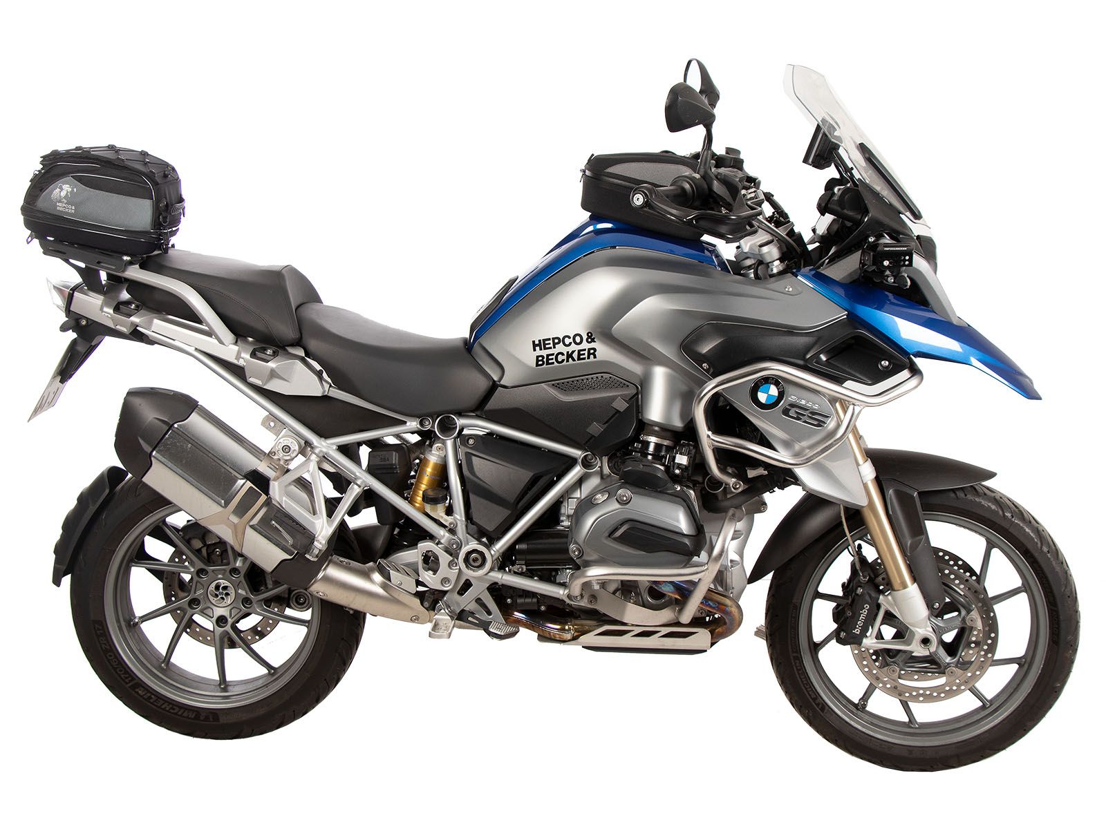 Juego de bolsas traseras Minirack Street para BMW R 1250 GS (18-23) Hepco & Becker