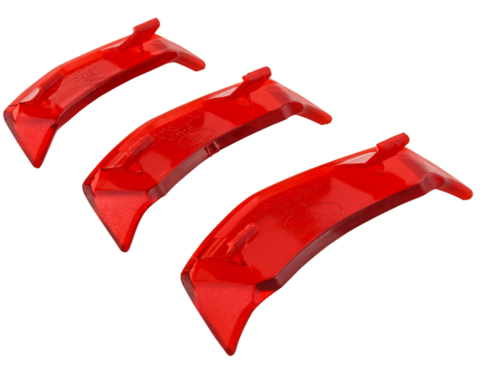 Inserto de cascada rojo transparente para Vespa Primavera/Sprint 50-150cc ('18-)