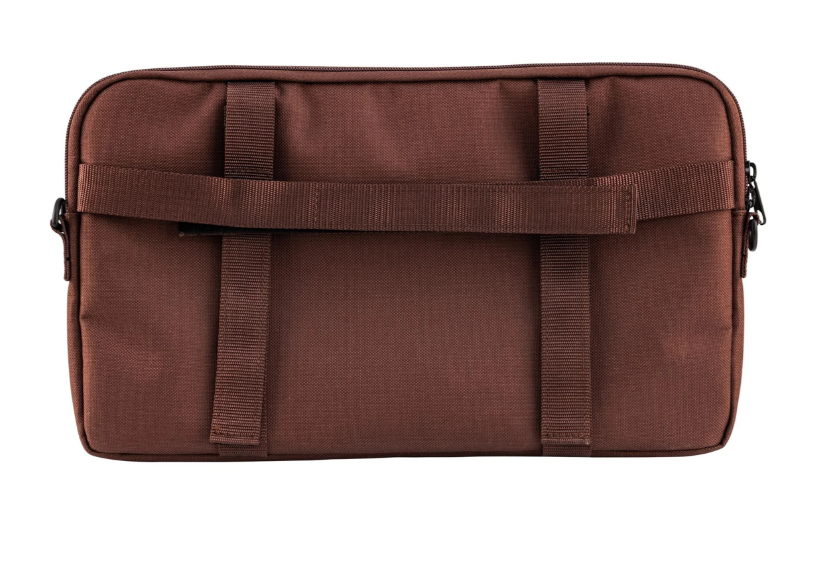 Bolsa "Classic" para maletero/guantera Vespa, nailon, marrón tabaco