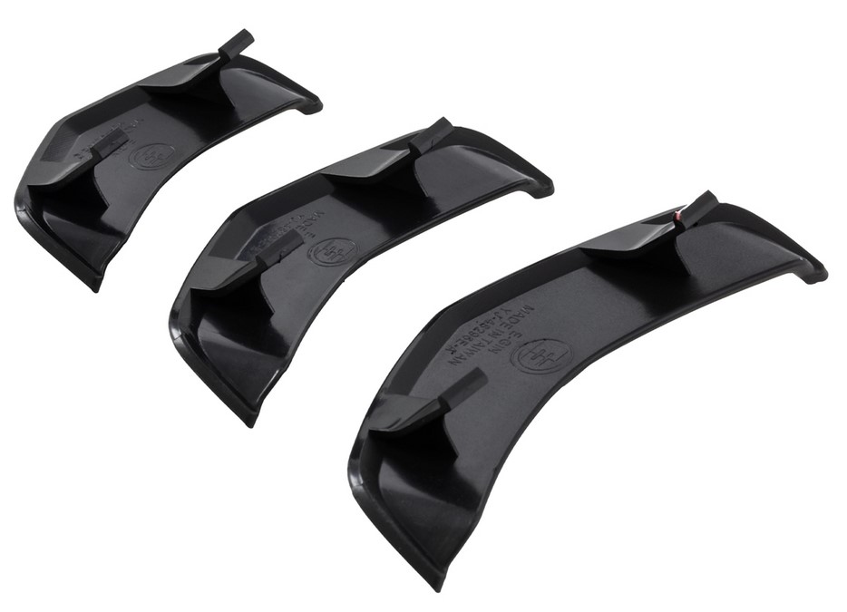 Inserto en cascada para Vespa GTS/GTS Super/GTV HPE 125-300cc ('19-22), negro mate