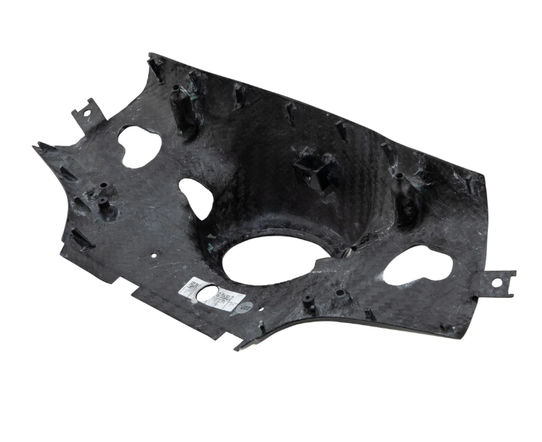 Manillar carenado inferior para Vespa Sprint 50-150cc Carbono