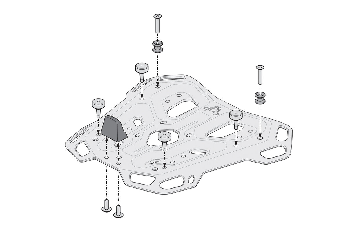 SW-Motech Sistema de baúl DUSC L 41L para Honda XL 750 Transalp (23-) SW Motech