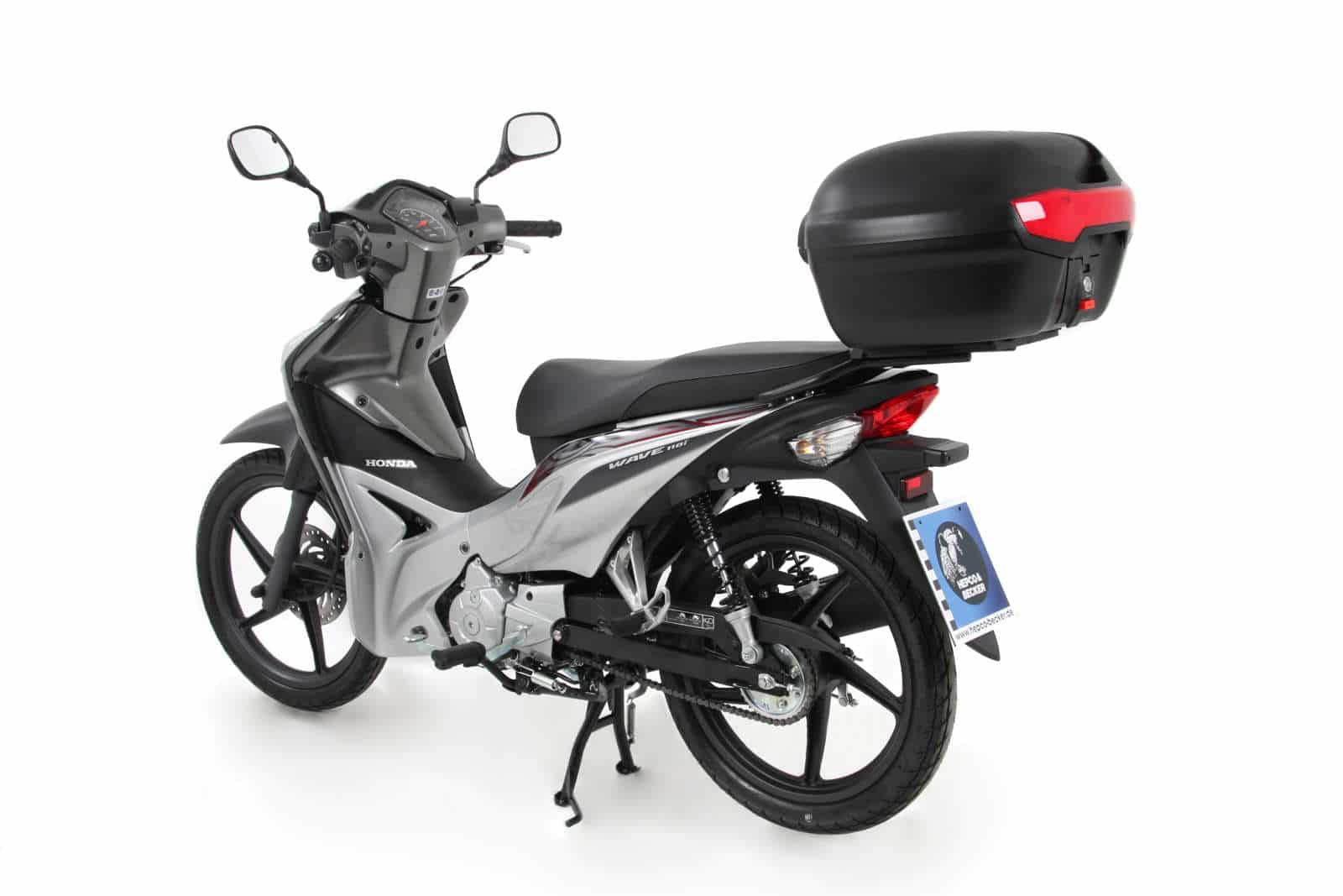 Journey Topcase 40 negro incl. soporte para Honda AFS 110i Wave (12-16) Hepco & Becker