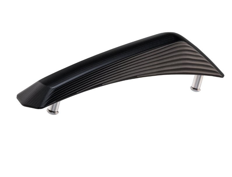 Tetón guardabarros para Vespa GTS/GTS Super 125/300cc (`22-), aluminio, anodizado negro