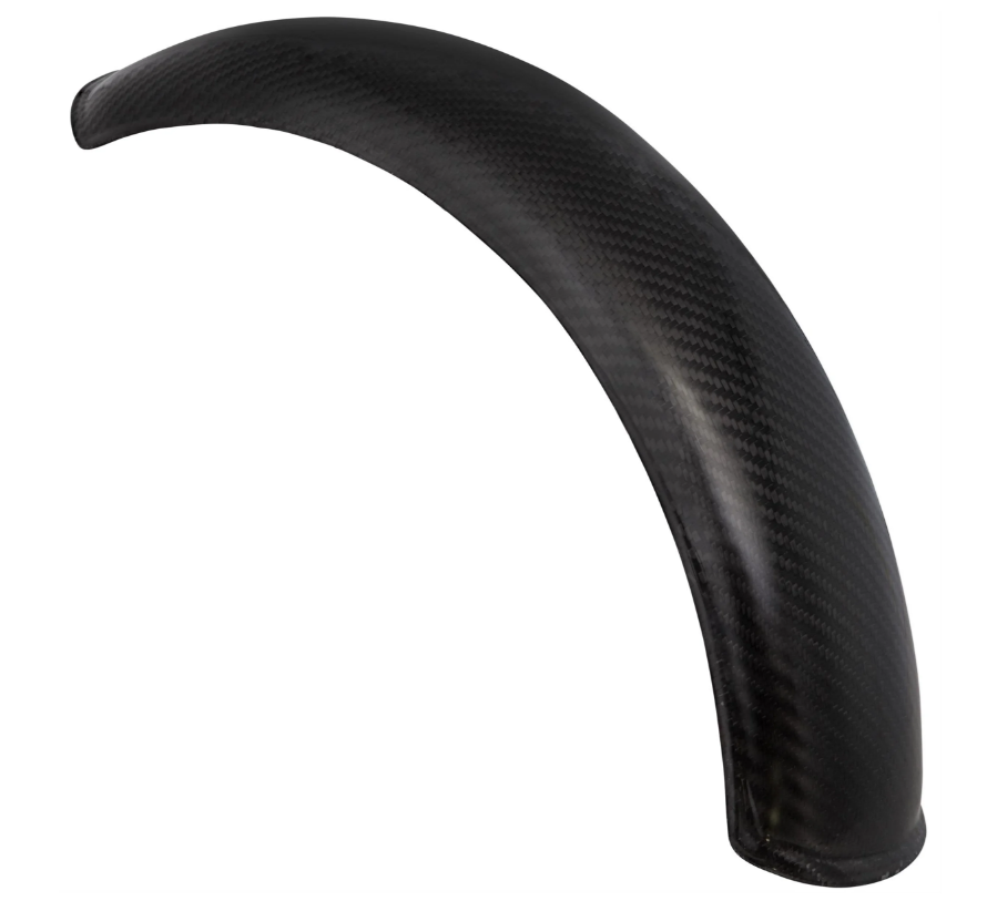Guardabarros Garelli EVO II sin soporte, universal para Vespa PX 80-200ccm, carbono transparente