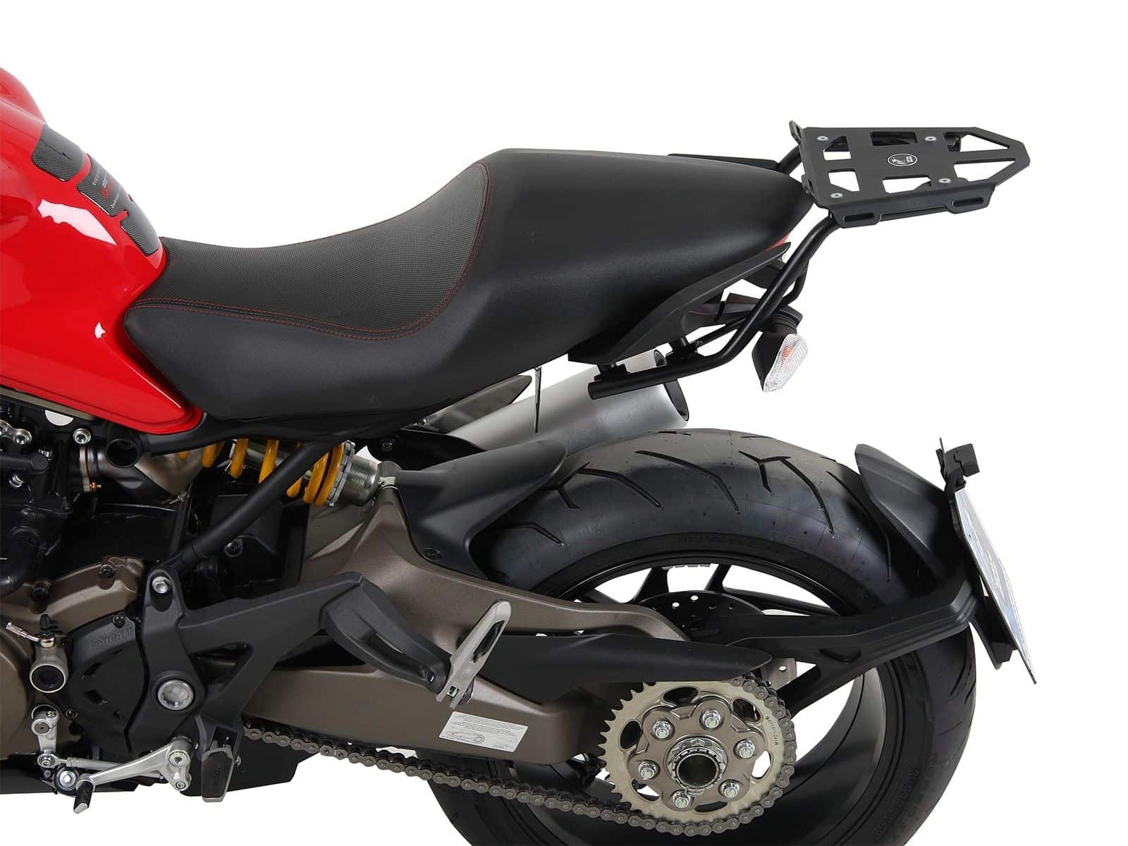 Portaequipajes trasero blando Minirack negro para Ducati Monster 1200 /S (13-16) Hepco & Becker