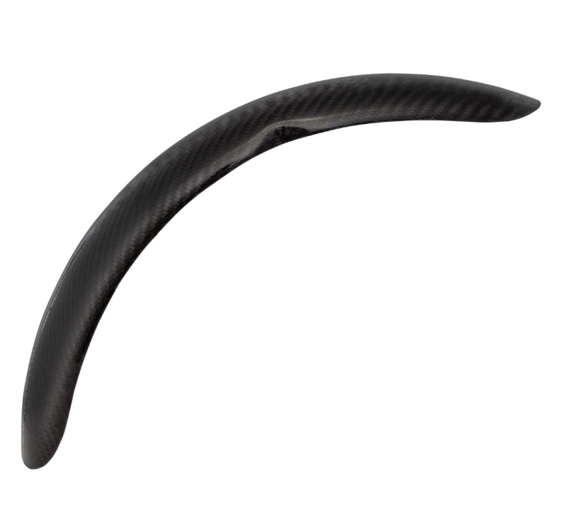Guardabarros Garelli Race EVO II sin soporte universal, para Vespa PX 80-200ccm, carbono transparente