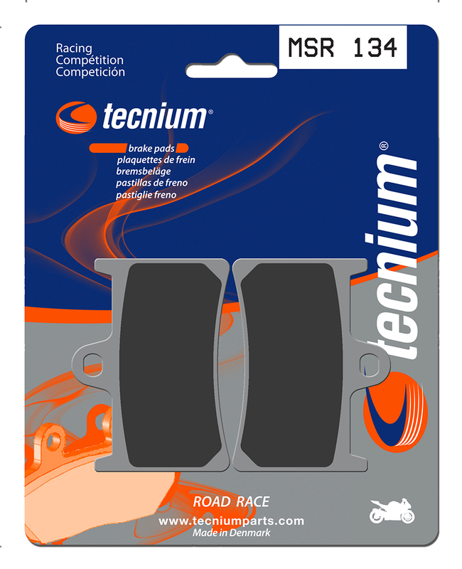 Pastillas de freno de metal sinterizado Tecnium Professional Racing - MSR134