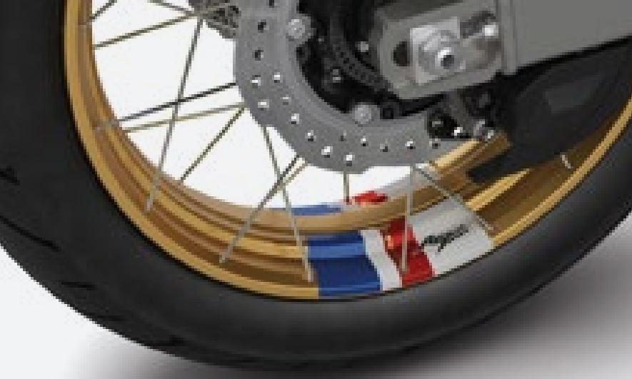 Adhesivo borde llanta "Tricolor" para Honda CRF 1100 Africa Twin / Adventure Sports (24-) Original