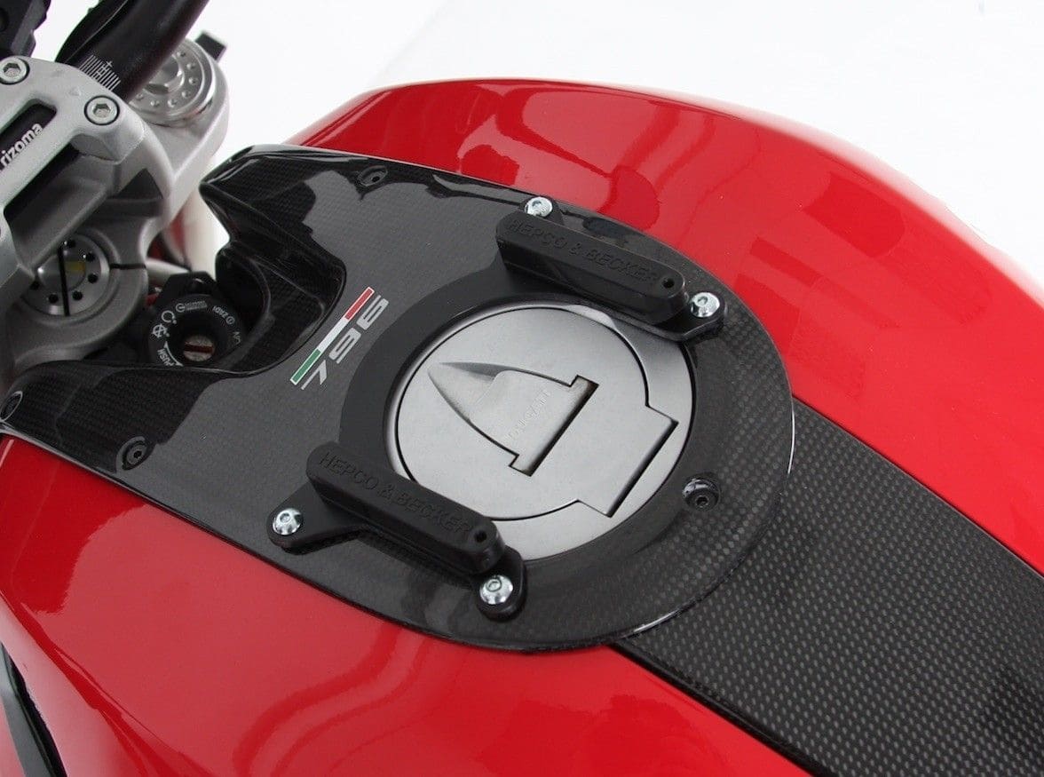 Anilla de depósito básica incl. unidad de cierre de la bolsa de depósito para Ducati Monster 1100 (09-10)