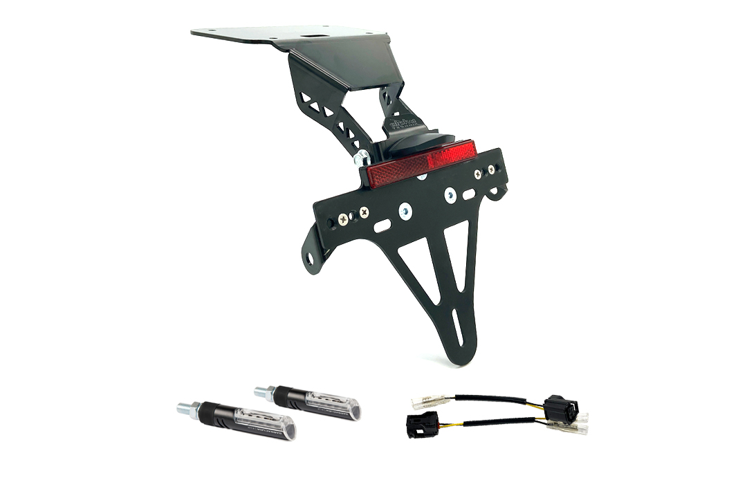 alpha Technik Kennzeichenhalter-Blinker-Kit IDEA für YZF-R3 / MT03 Modelljahr 2020- (Hinten)
