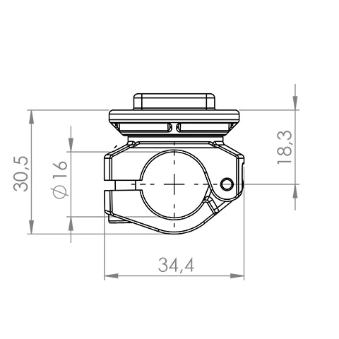 Soporte de smartphone para espejo original SP Connect