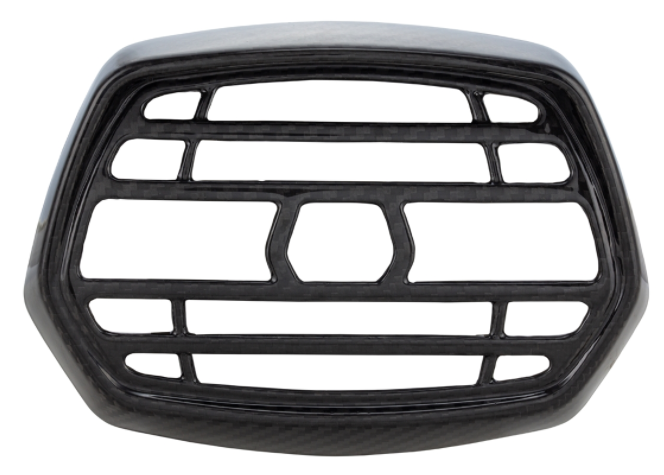 Anillo de luz con rejilla para Vespa Sprint 50-150cc 2T/4T ('13-'18), Carbono