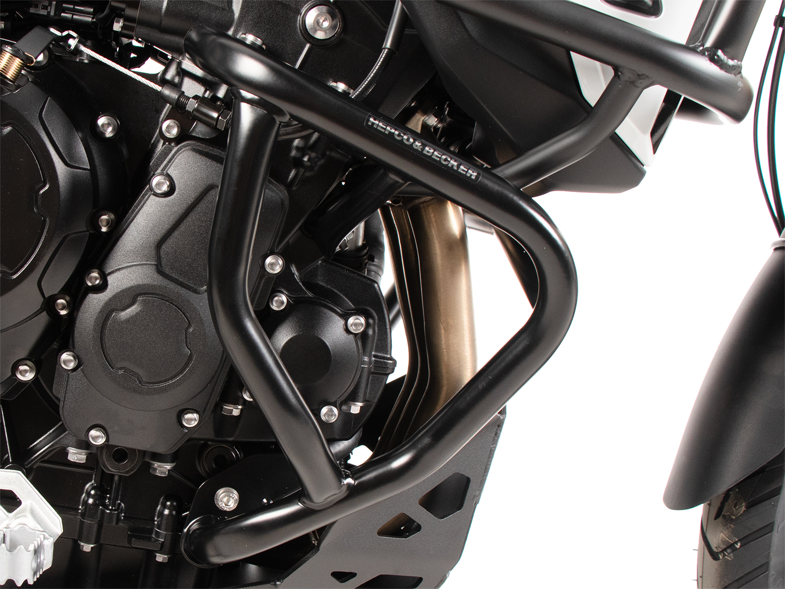 Protector de motor negro para Triumph Tiger 900 GT / Pro (24-) Hepco & Becker