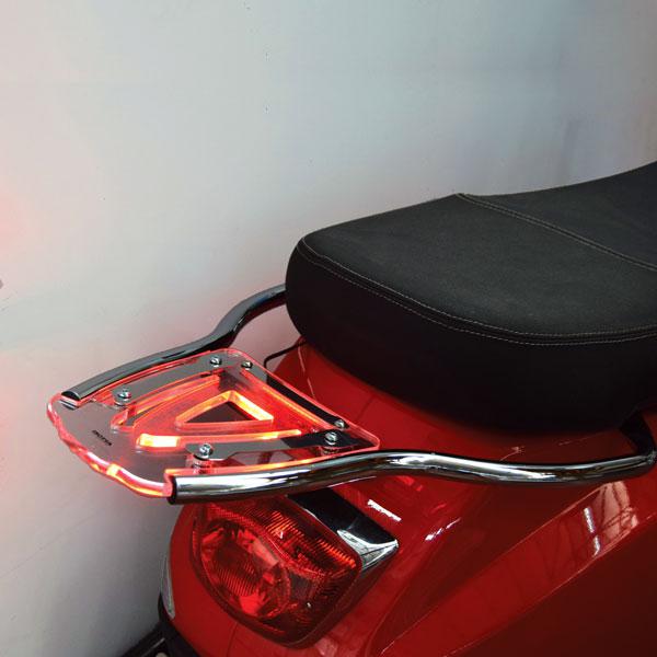 Portaequipajes cromado para Vespa LX - Isotta