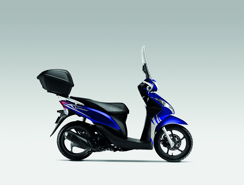 Juego de adhesivos originales Honda Vision50/ Vision110 "Safari" blanco