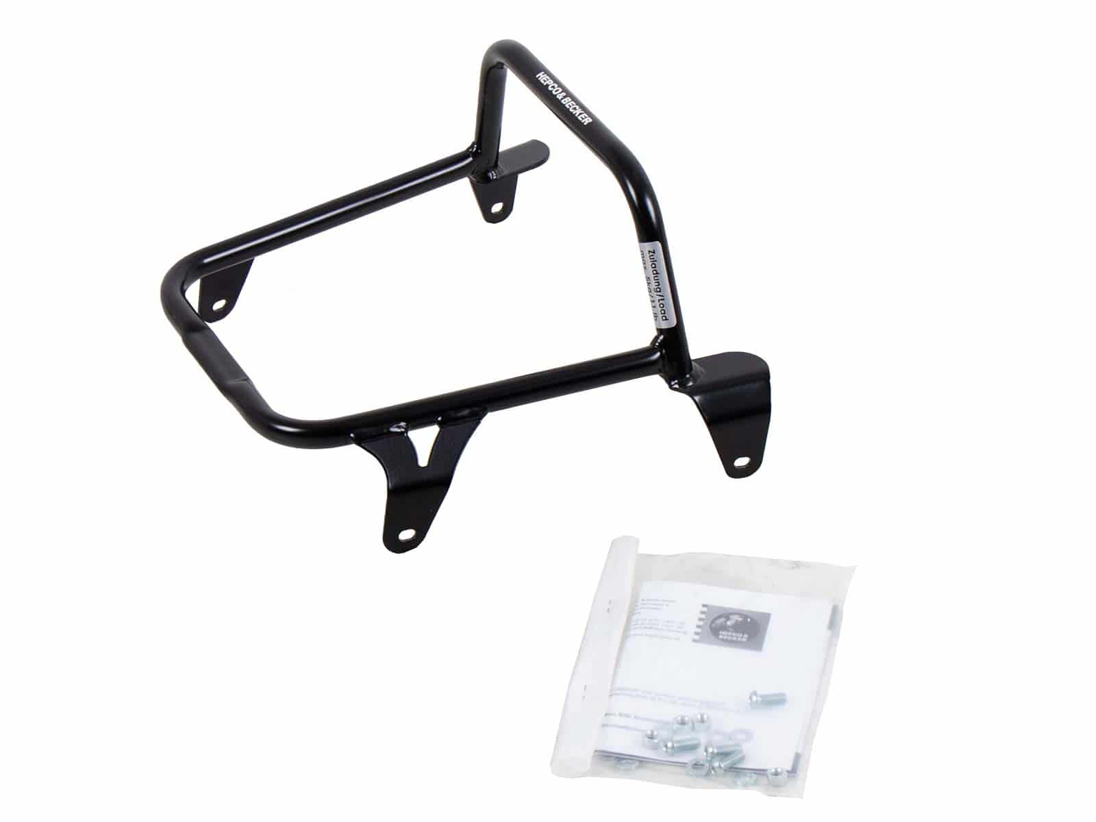 Portaequipajes superior tubular negro para BMW R 1200 GS Adventure (06-13) Hepco & Becker