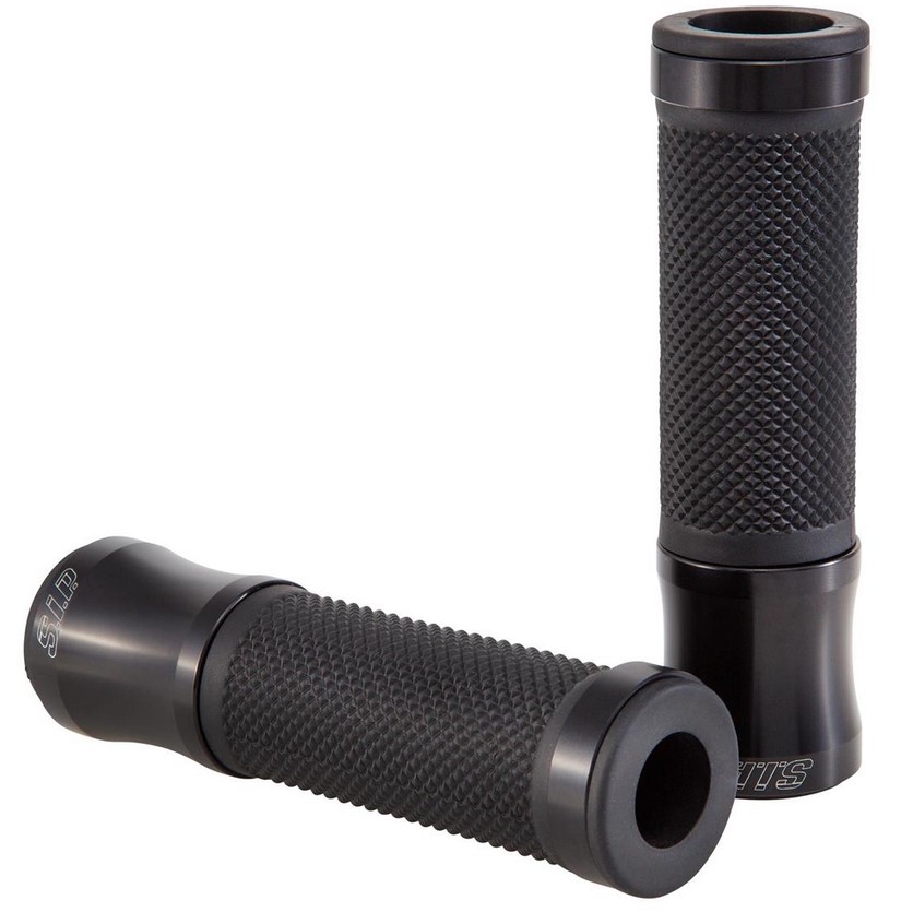 Puños para Vespa GTS/GTS Super/GT/GT L 125-300cc, negro brillante
