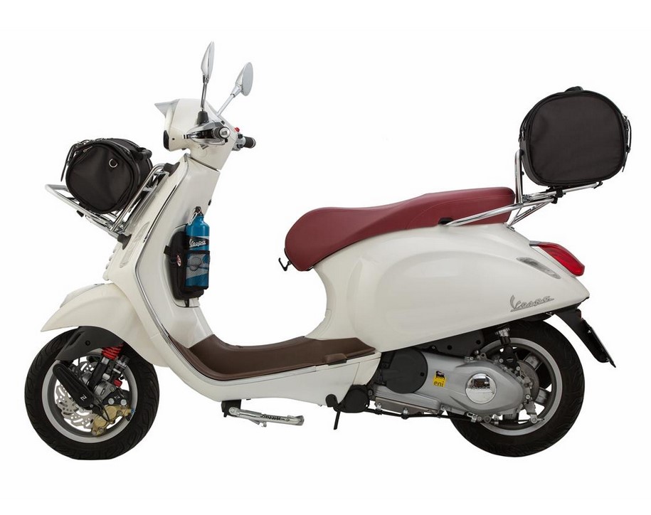 Juego de bolsas clásico para Vespa, negro