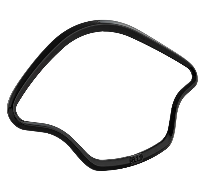 Anillo decorativo velocímetro para Vespa Primavera/Sprint/Elettrica 50-150ccm 2T/4T AC, negro brillante