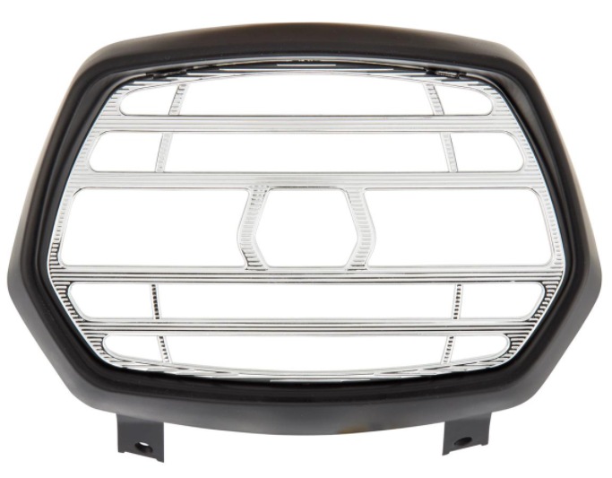 Rejilla del faro negro mate para Vespa Sprint 50-150ccm 2T/4T, rejilla - cromada
