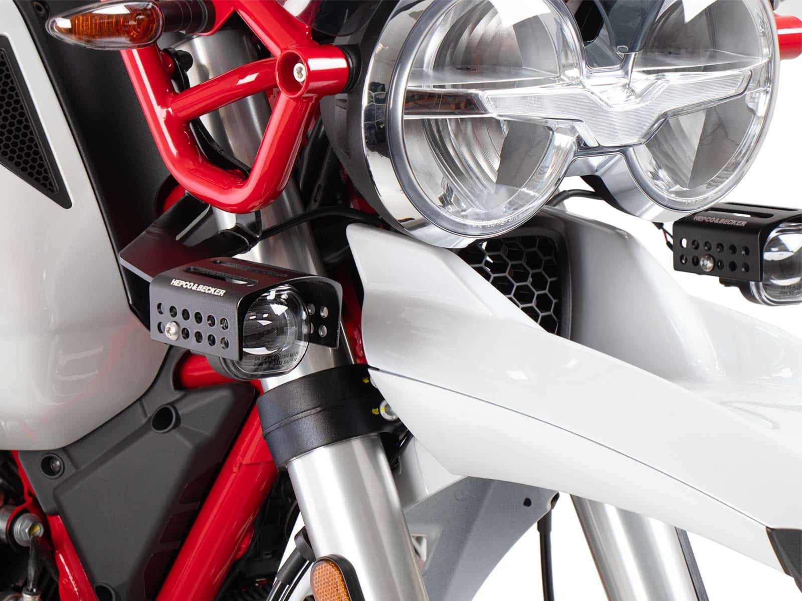 Faro auxiliar para Moto Guzzi V85 TT Hepco & Becker