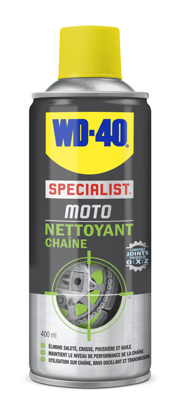WD-40 Especialista® Limpiador de Cadenas de Moto - Spray 400ml