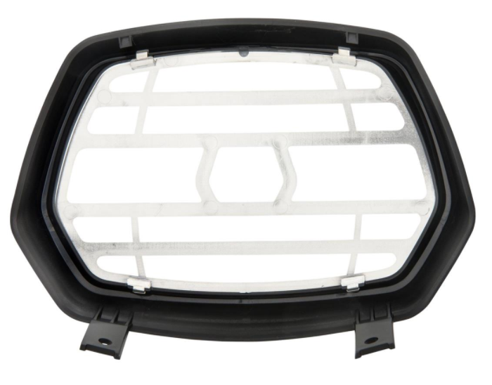 Rejilla del faro negro mate para Vespa Sprint 50-150ccm 2T/4T, rejilla - cromada
