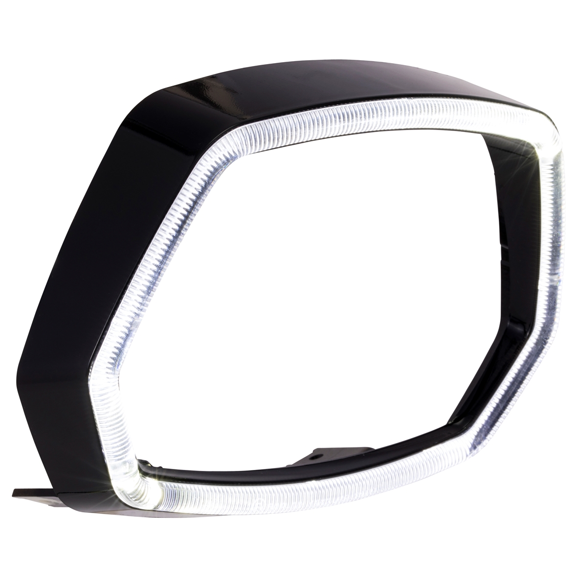 Anillo de luz LED negro brillante para Vespa Sprint 125/150cc 4T ('13-'18)