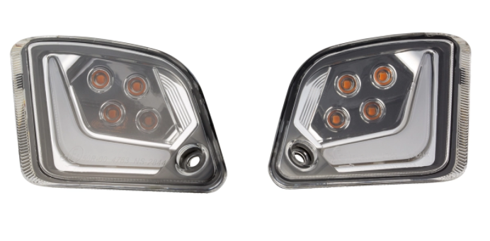 Kit de indicadores delanteros y traseros para Vespa GTS/GTS Super/GTV 125-300cc ('14-), transparente