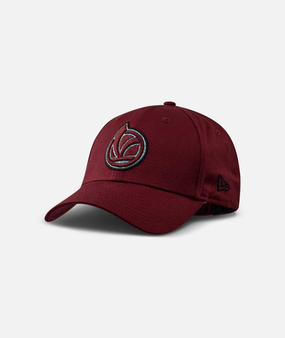 Gorra de béisbol Vespa DEC Glitter New Era 9Forty roja