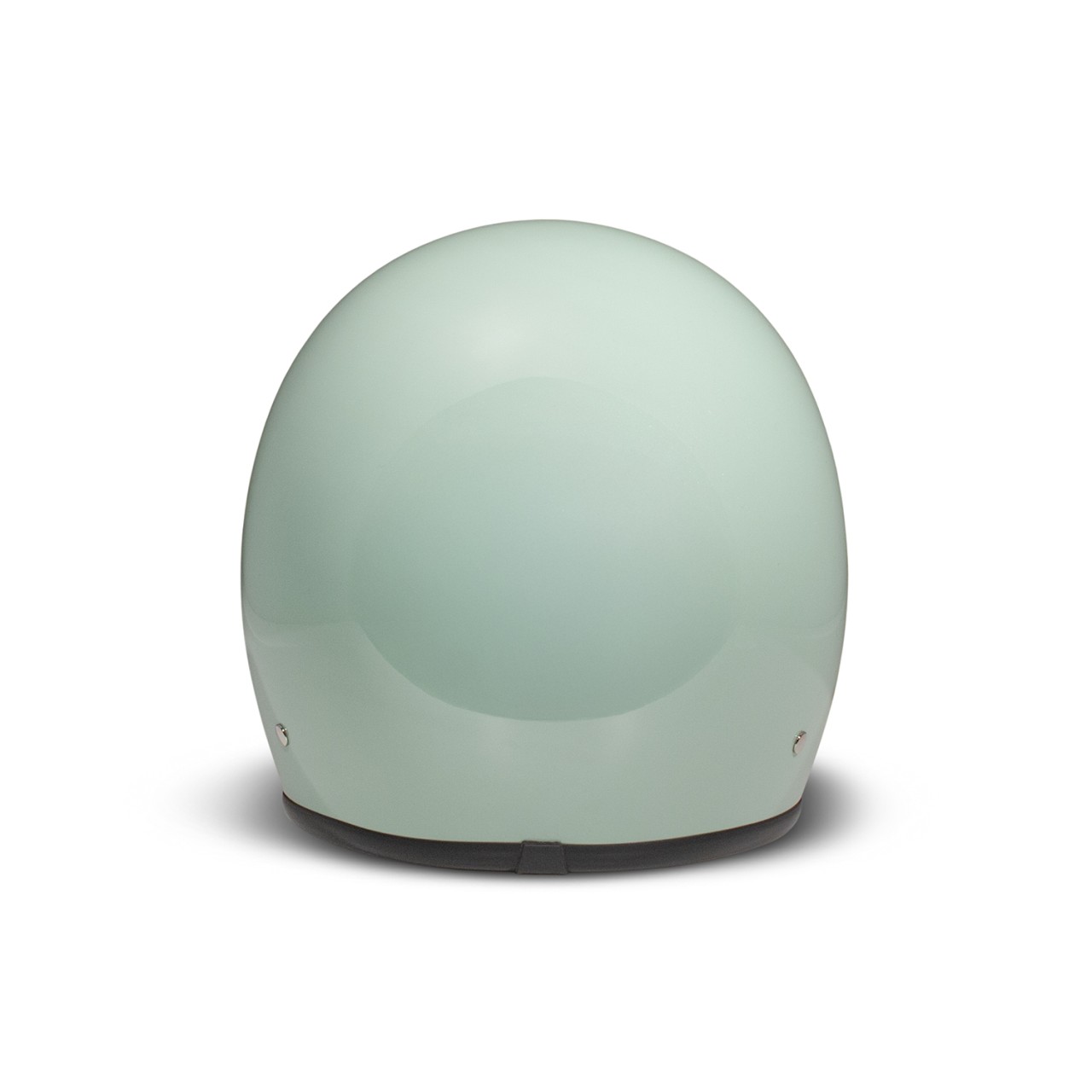 Casco DMD jet Retro, menta, brillante, Lattementa, fibra de vidrio, ECE 22.06