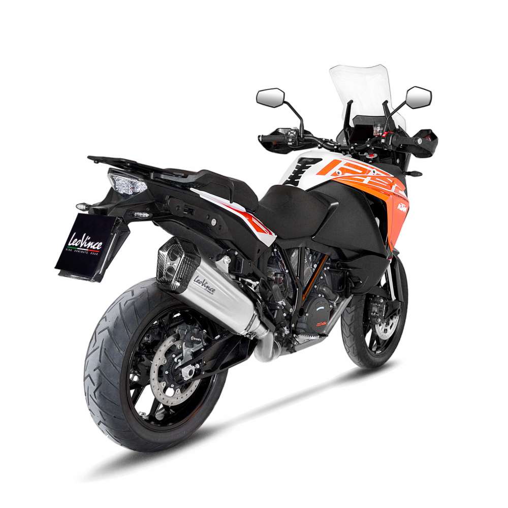 Escape LeoVince LV-12 para KTM Adventure /Duke, titanio, slip on, Euro4, E-certificate