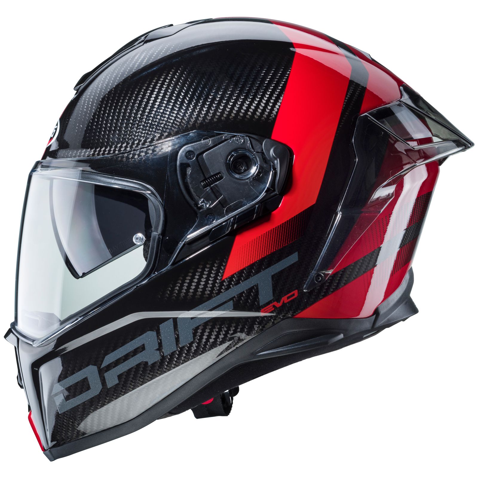 Casco Caberg Drift Evo Carbon Sonic, negro/rojo